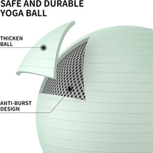 Load image into Gallery viewer, Exercise Ball Anti Burst Yoga Ball Chair Supports Balance