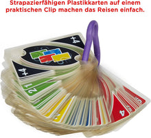 Load image into Gallery viewer, Mattel Games UNO H20 water resistant cards game extra durable