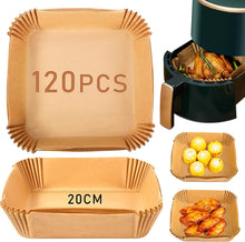 Load image into Gallery viewer, Air Fryer Disposable Paper Liner Square Baking Paper