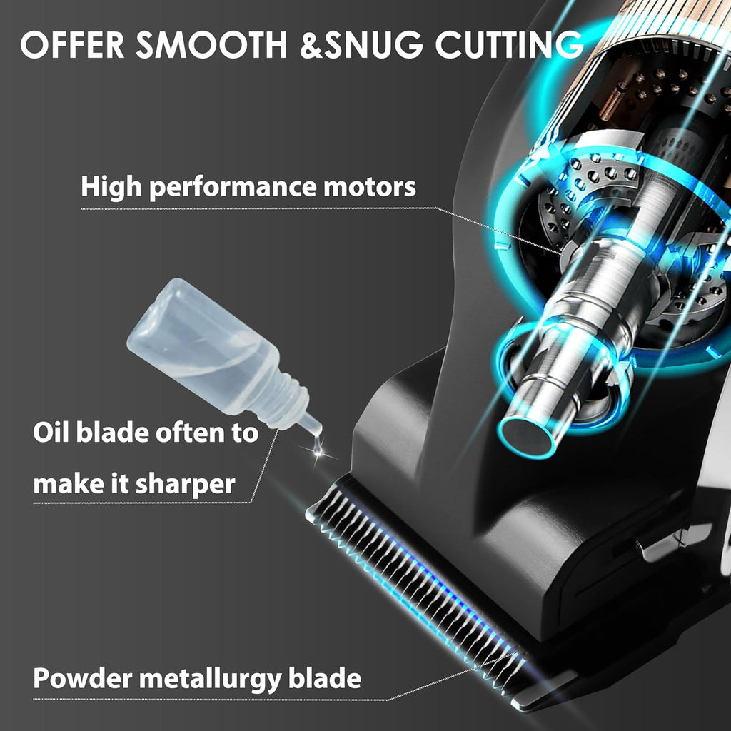KEMEI Professional Hair Clippers for Men Cordless Hair Cutting