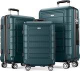 SHOWKOO Luggage Sets Expandable Hard Shell Suitcase