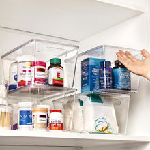 Load image into Gallery viewer, Vtopmart Clear Stackable Storage Bins with Lids Plastic Containers