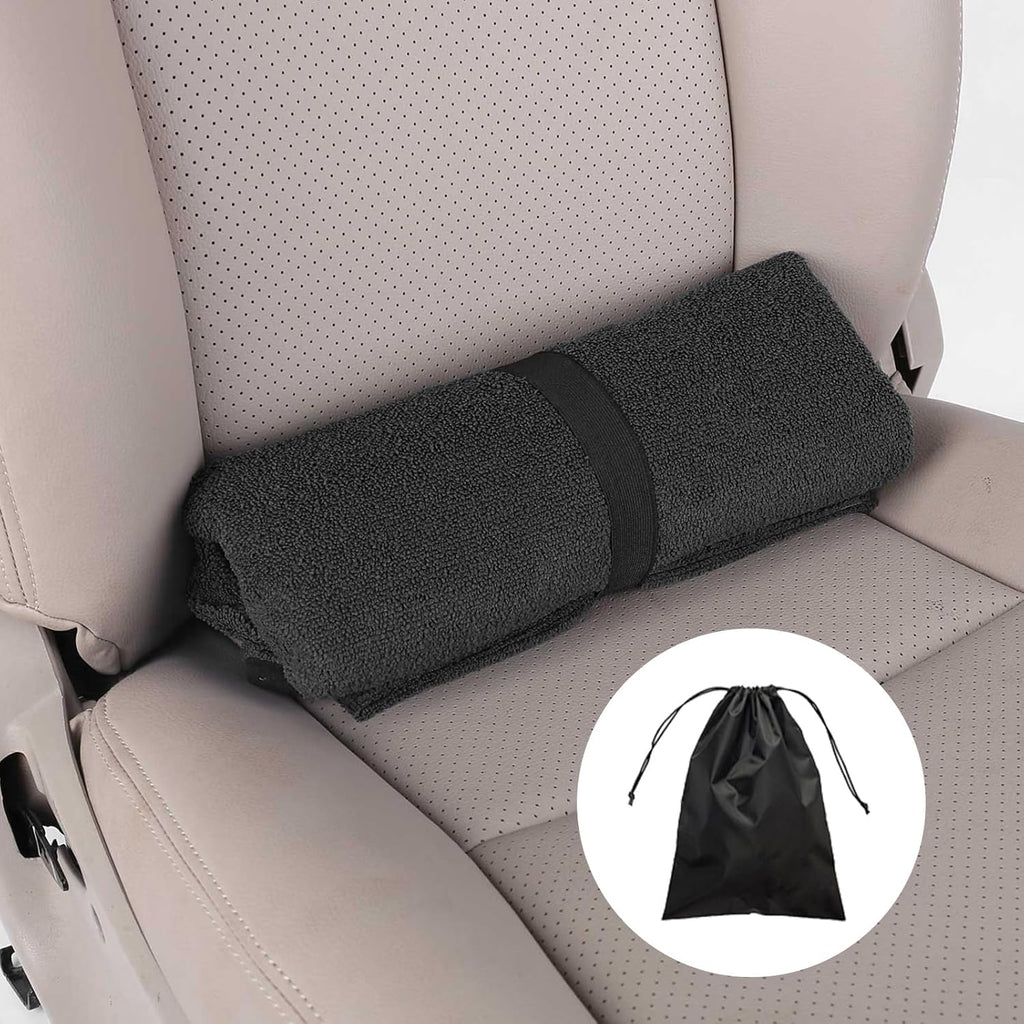 Leader Accessories Cloth Towel Front Seat Cover Black