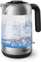 Load image into Gallery viewer, Philips Glass Kettle Series 5000 2200W 1.7L Blue Light Indicator