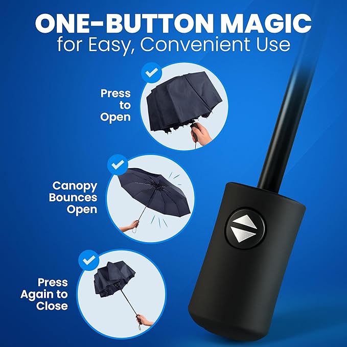 Compact Travel Umbrella Pocket Portable Folding Windproof Mini