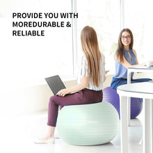Load image into Gallery viewer, Exercise Ball Anti Burst Yoga Ball Chair Supports Balance