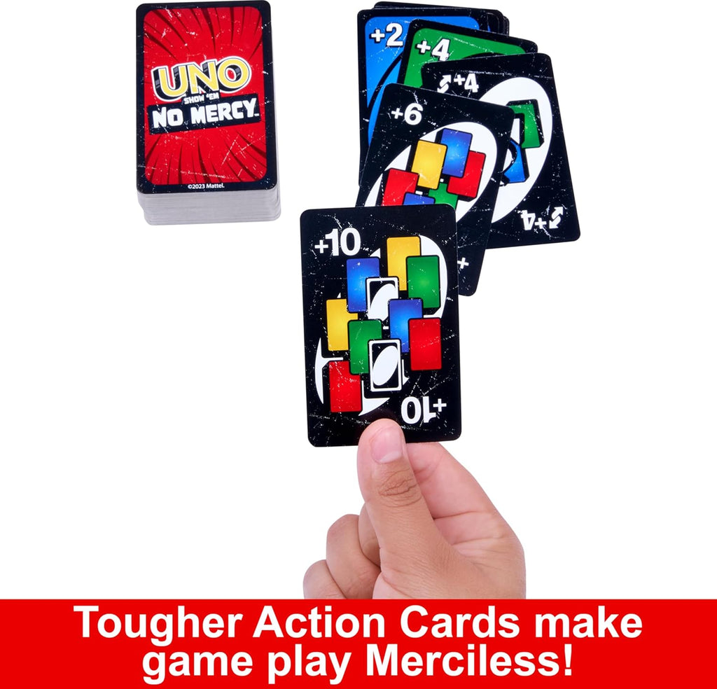 UNO Show em No Mercy Card Game for Kids Adults Family