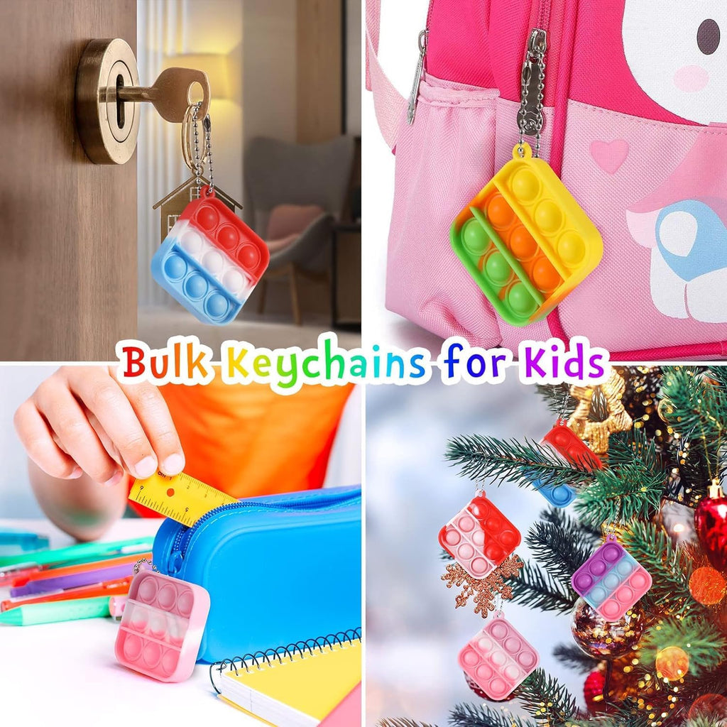 Kids Party Favors Fidget Toys Bulk Fidget Keychain Birthday
