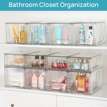 Load image into Gallery viewer, Vtopmart Stackable Storage Drawers Acrylic Closet Organizers