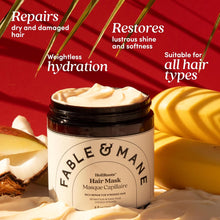 Load image into Gallery viewer, Fable Mane HoliRoots Hair Mask Hydrating for Dry Damaged Hair