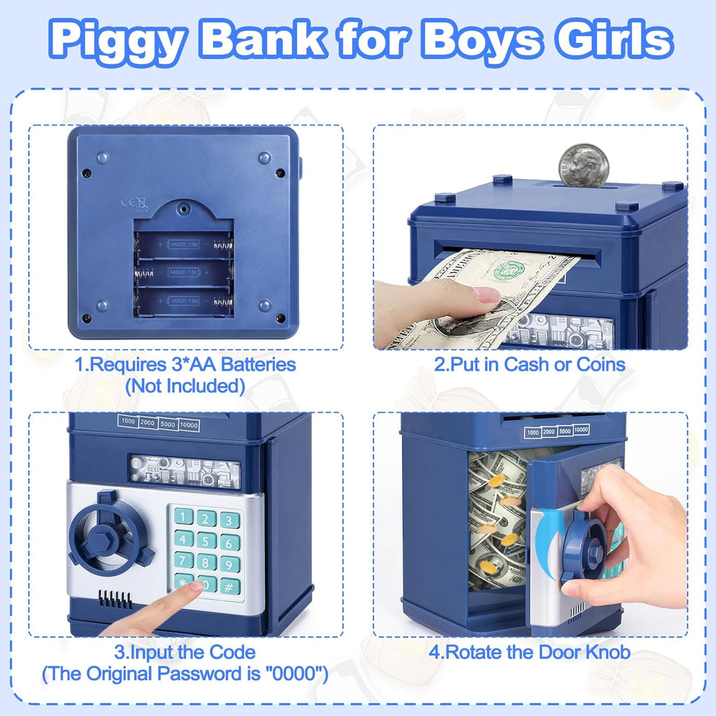 Electronic Piggy Bank for Boys Money Saving Box