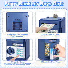 Load image into Gallery viewer, Electronic Piggy Bank for Boys Money Saving Box