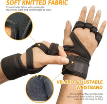 Load image into Gallery viewer, Ventilated Gym Workout Gloves Weight Lifting Gloves with Wrist Support