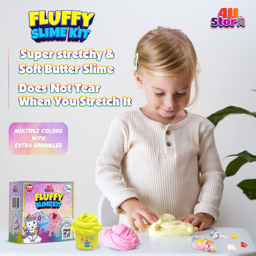 Butter Slime Kit for Kids Non Sticky Scented Soft Glossy