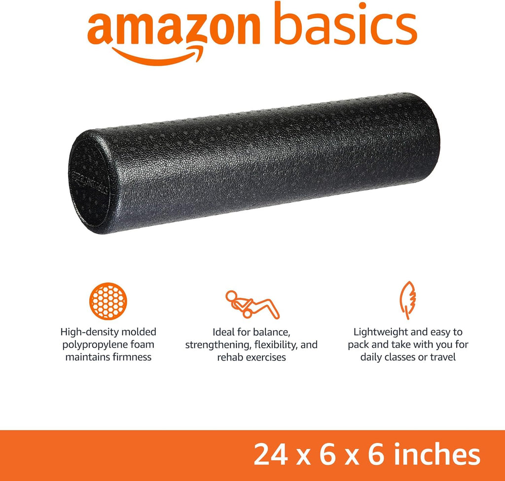 Amazon Basics High Density Foam Roller Exercise Recovery