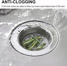 Load image into Gallery viewer, LASSHSWA Kitchen Sink Strainer Stainless Steel Sink