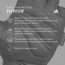 Load image into Gallery viewer, Adidas Essential Adjustable Fingerless Gloves for Men Women