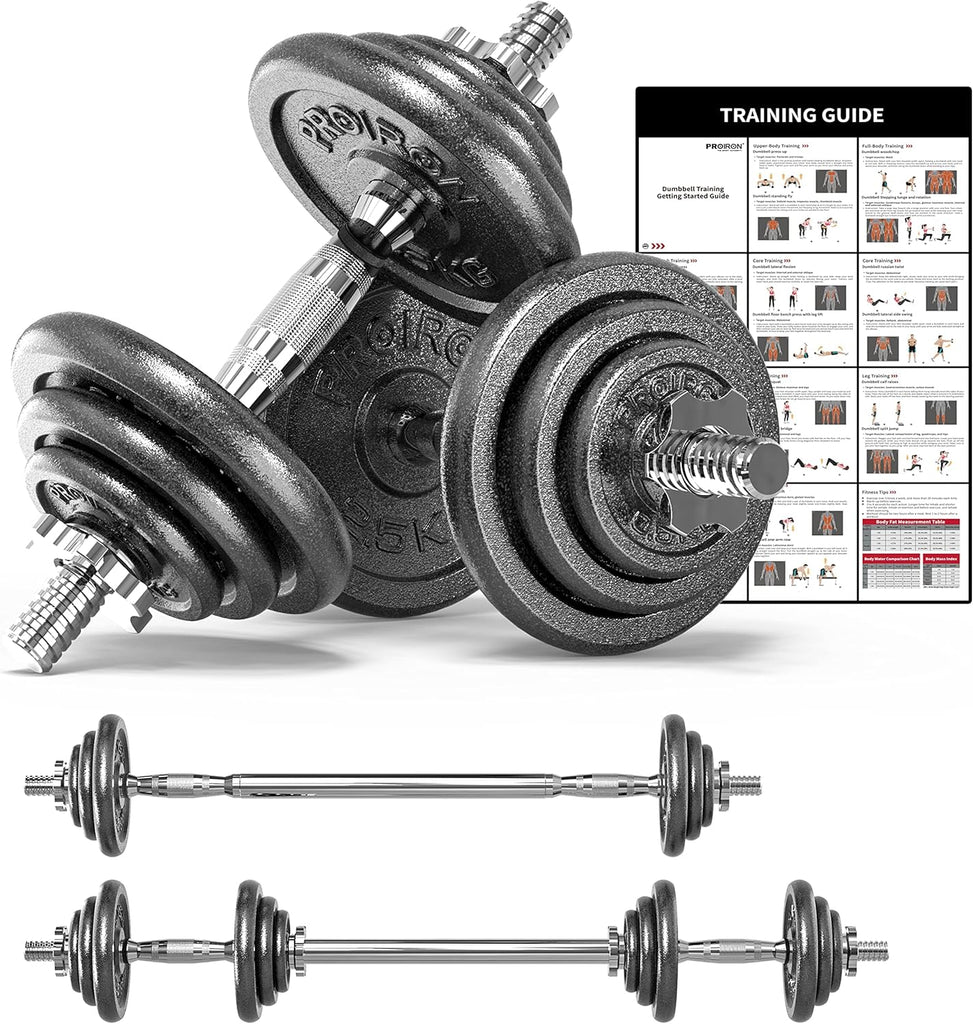 Cast Iron Weight Plates Set Various Sizes for Dumbbell Handle