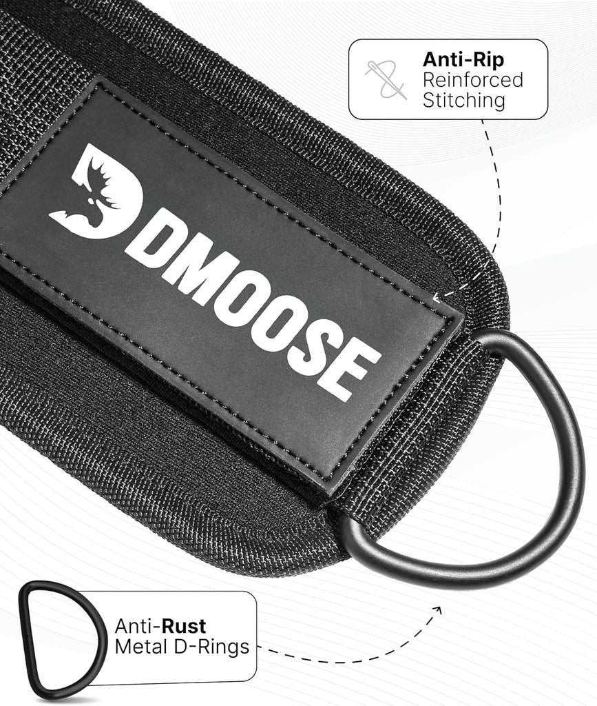 Ankle Straps for Cable Machines with Premium Padding