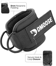 Load image into Gallery viewer, Ankle Straps for Cable Machines with Premium Padding