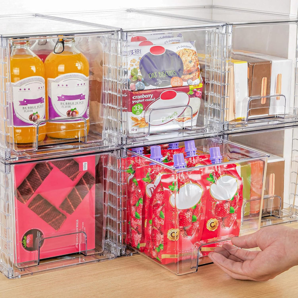 Vtopmart Stackable Storage Drawers Acrylic Closet Organizers