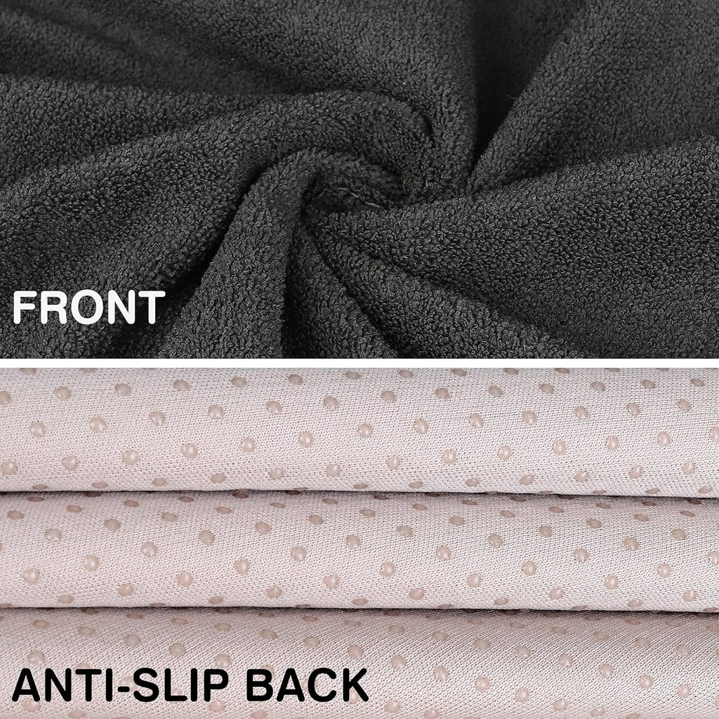 Leader Accessories Cloth Towel Front Seat Cover Black