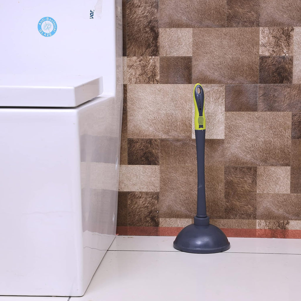 Royalford Rf2371Gr Toilet Plunger Clears Tough Blockages