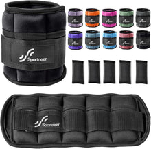 Load image into Gallery viewer, Adjustable Ankle Weights for Gym Fitness Walking Jogging